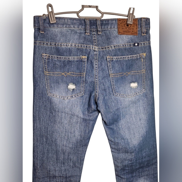 Lucky Brand Teen Girl Blue Jeans Size 14 Billy Straight - Picture 5 of 7